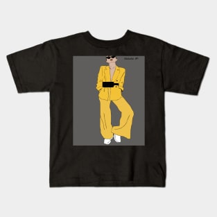 Yellow outfit Kids T-Shirt